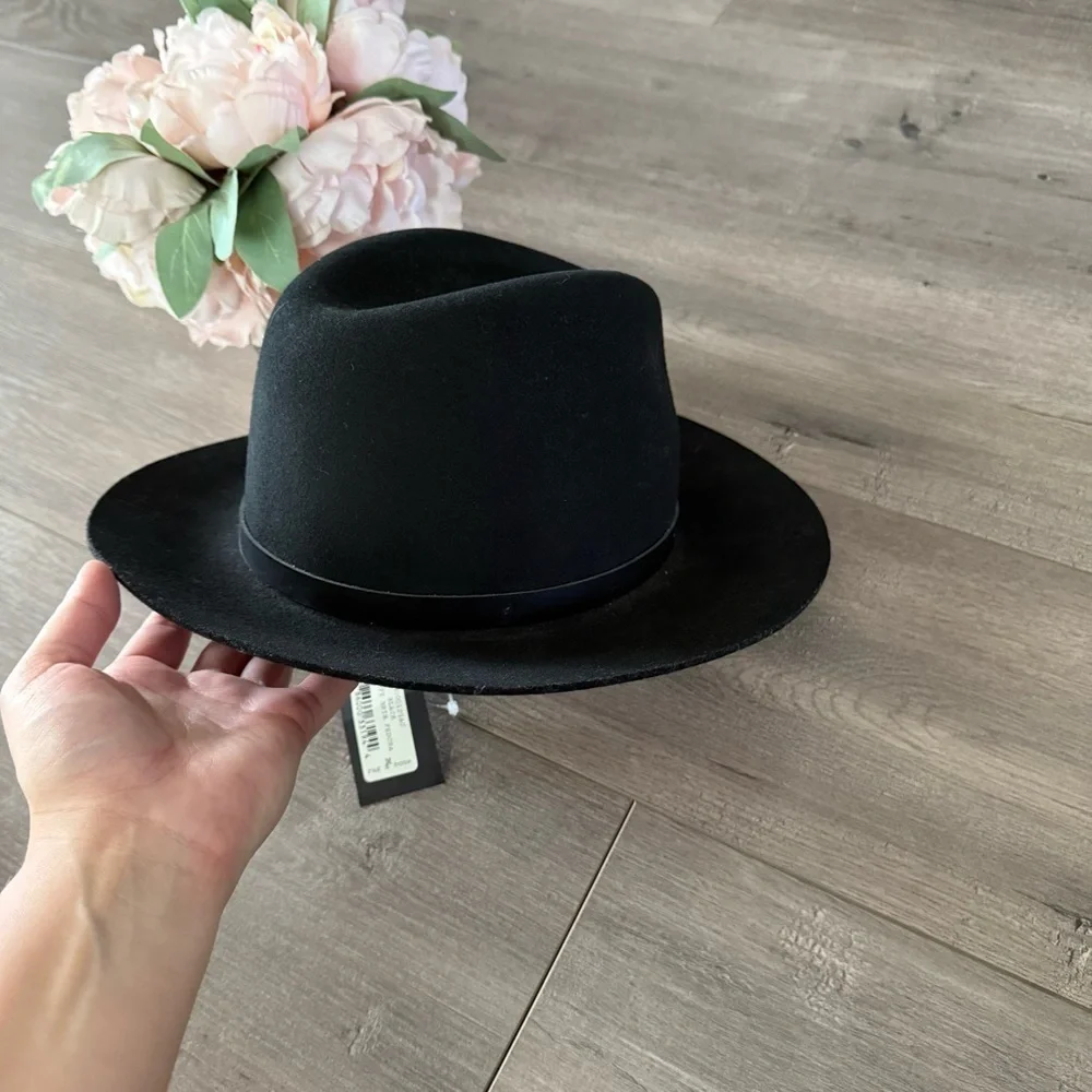 New Revolve‎ Rag & Bone Black Floppy Brim Fedora